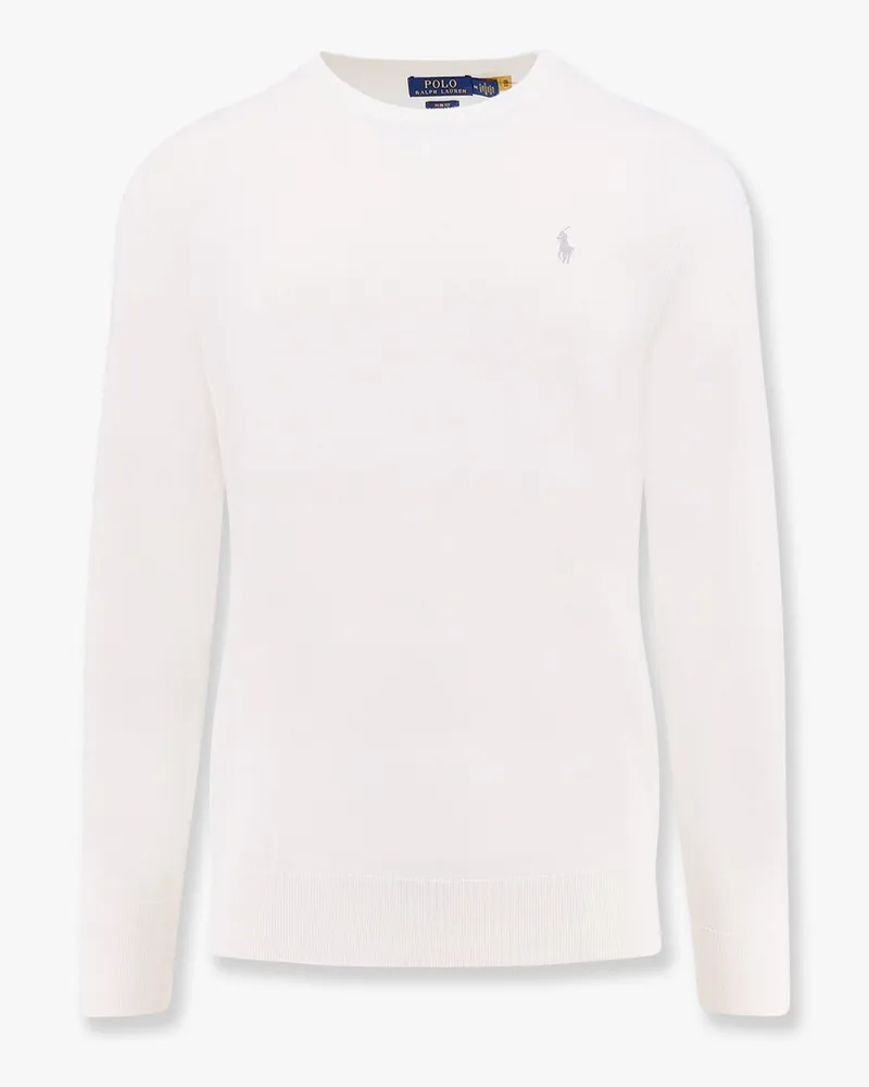 Ralph Lauren Slim fit cotton sweater -  - gender_Man White