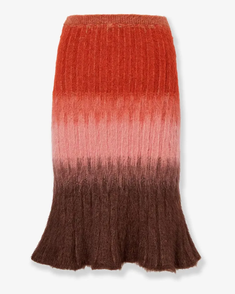 Fendi Dégradé mohair and wool skirt -  - gender_Woman Multicolor