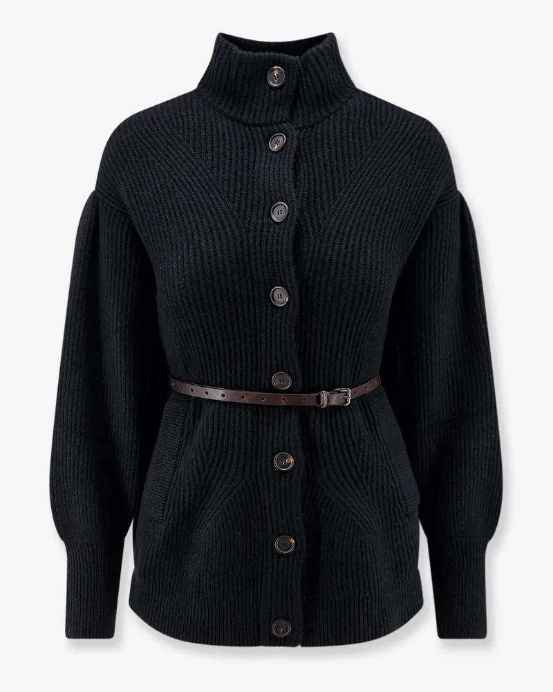 Brunello Cucinelli Wool, cashmere and silk blend cardigan -  - gender_Woman Black
