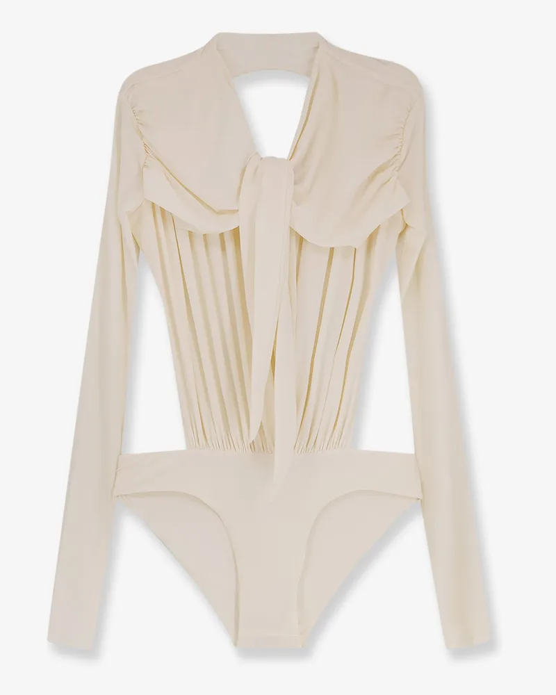 Amazuìn Anais stretch viscose body top -  - gender_Woman White