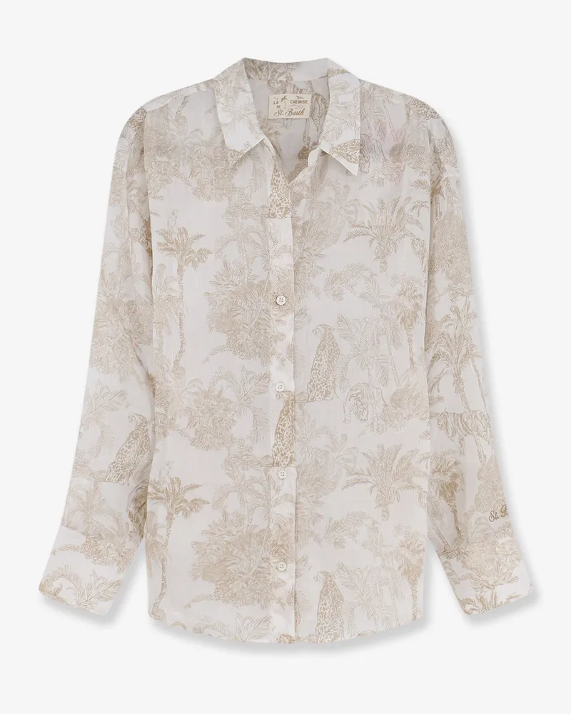 MC2 Saint Barth Cristal ramie shirt -  - gender_Woman Beige