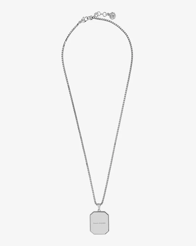 Alexander McQueen Metal necklace -  - gender_Man Silver
