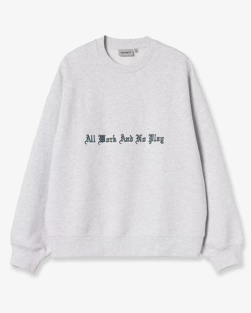 Carhartt WIP No Play cotton blend sweatshirt -  - gender_Man Grey