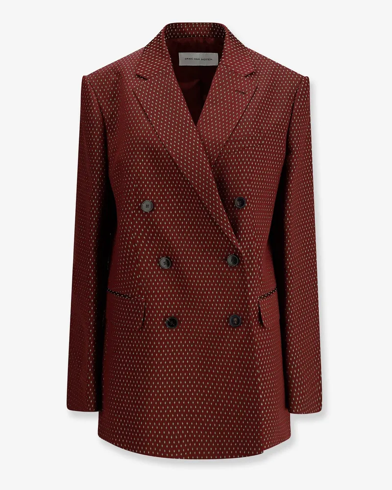 Dries van Noten Bafya viscose blazer -  - gender_Woman Red