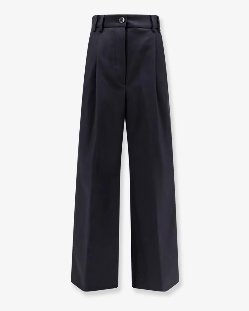 LARDINI Cotton and wool trouser with frontal pinces -  - gender_Woman Black