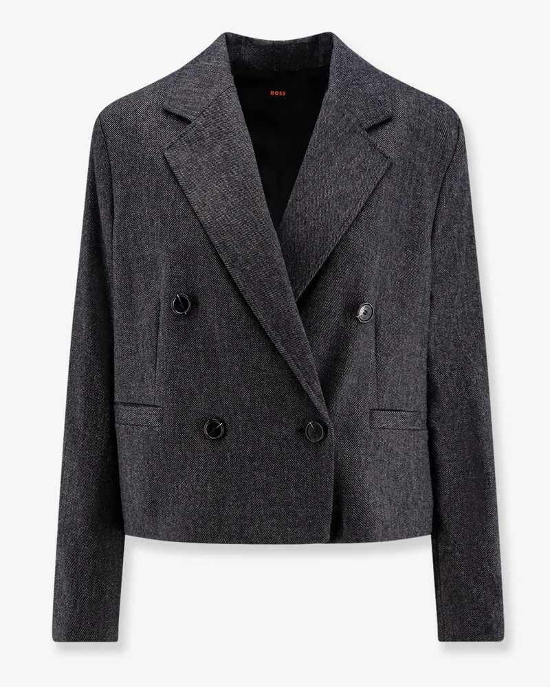 HUGO BOSS Jafleni double-breasted wool blend blazer -  - gender_Woman Blue