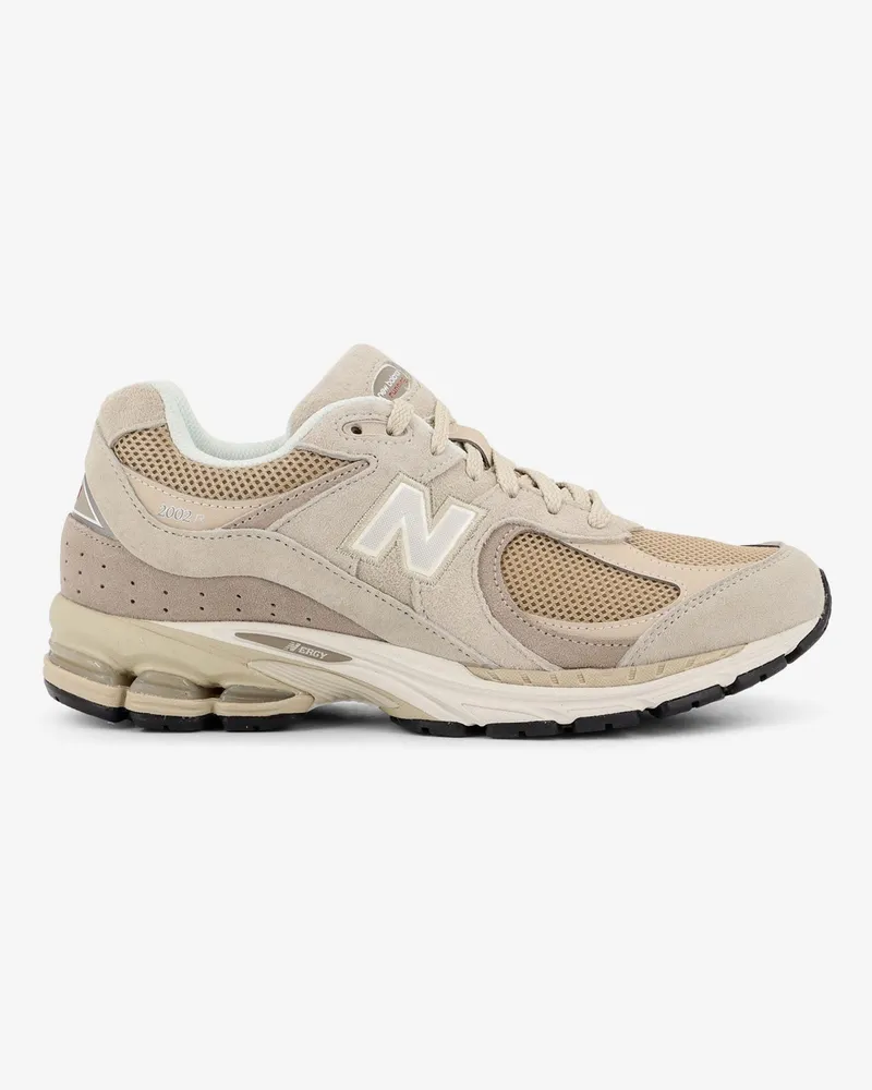 New Balance 2002R mesh sneakers with suede inserts -  - gender_Man Beige