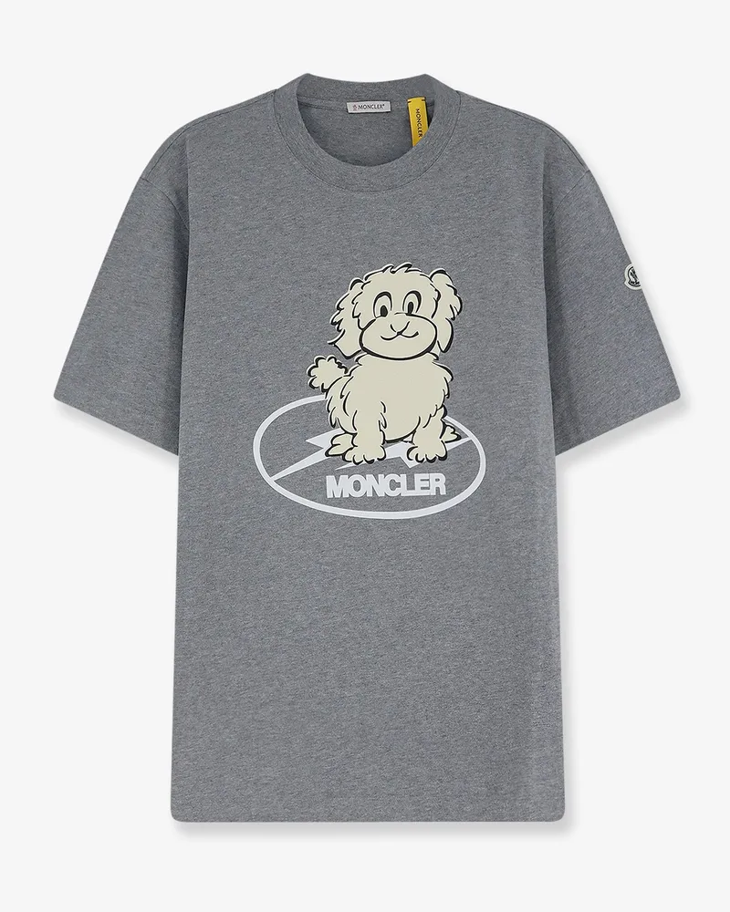 Moncler Cotton T-Shirt -  - gender_Man Grey