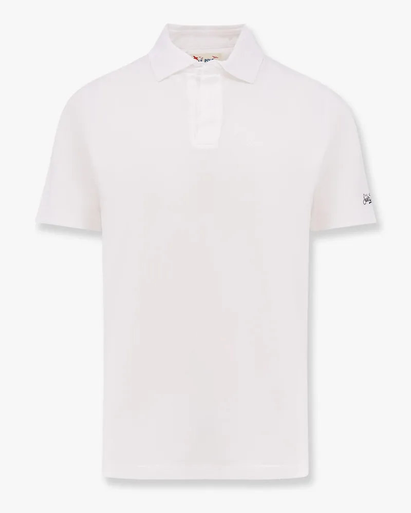 MC2 Saint Barth Brighton cotton polo shirt with Logo embroidery -  - gender_Man White