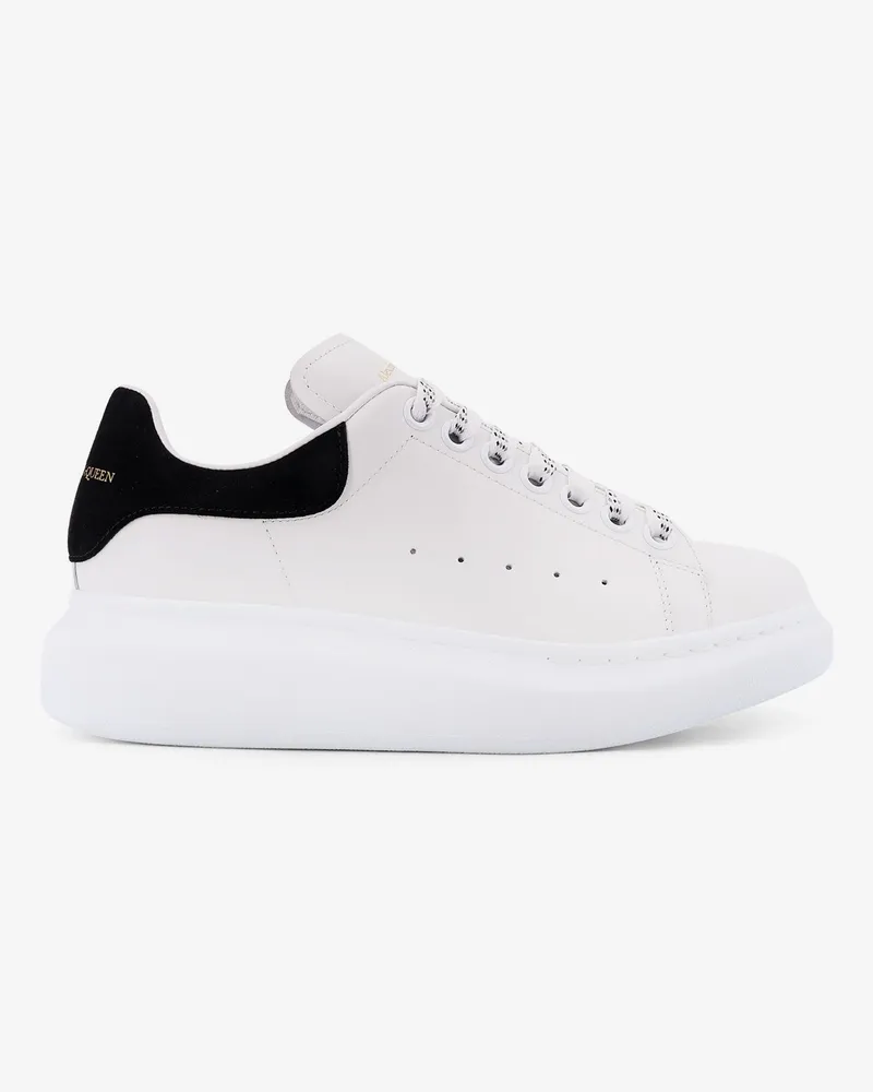 Alexander McQueen Oversized leather sneakers -  - gender_Woman White