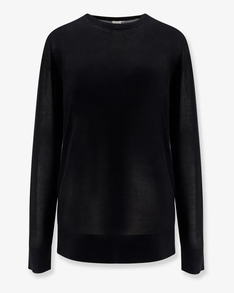 Totême Lyocell sweater -  - gender_Woman Black