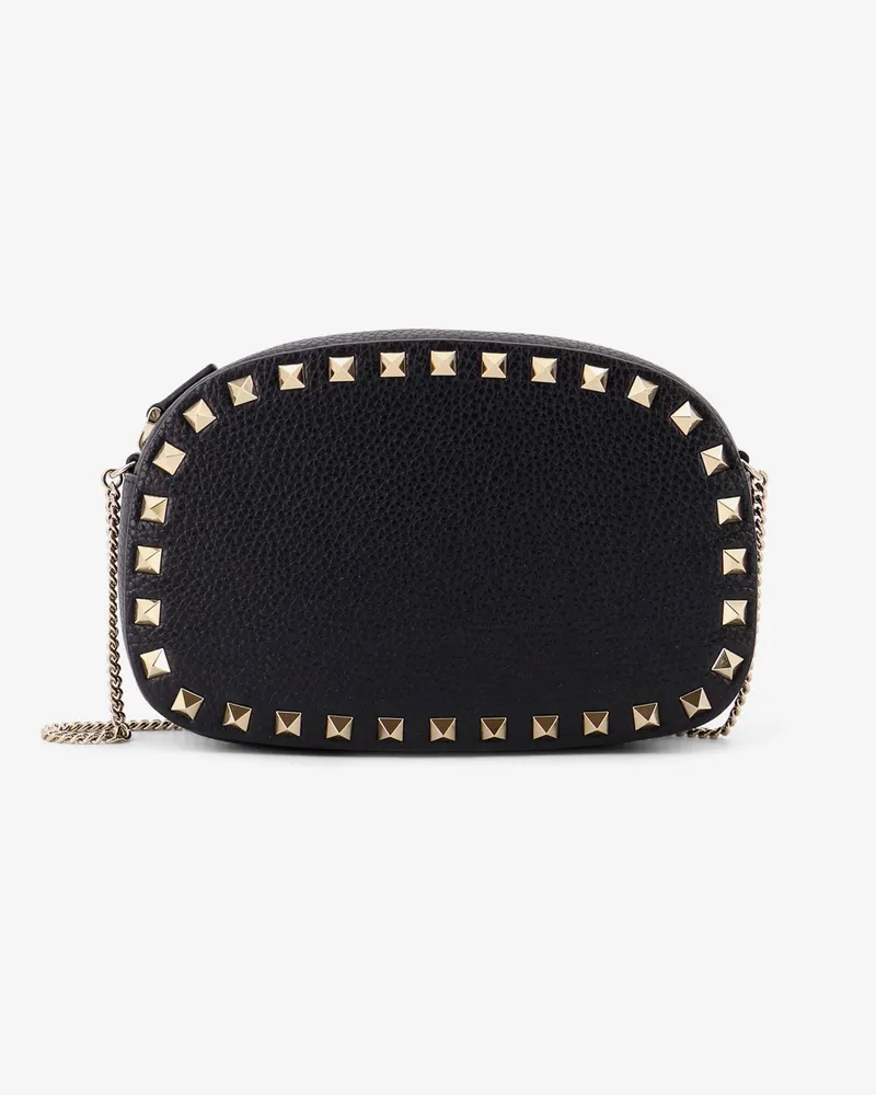 Valentino Garavani Rockstud  mini leather crossbody bag - VALENTINO GARAVANI - gender_Woman Black