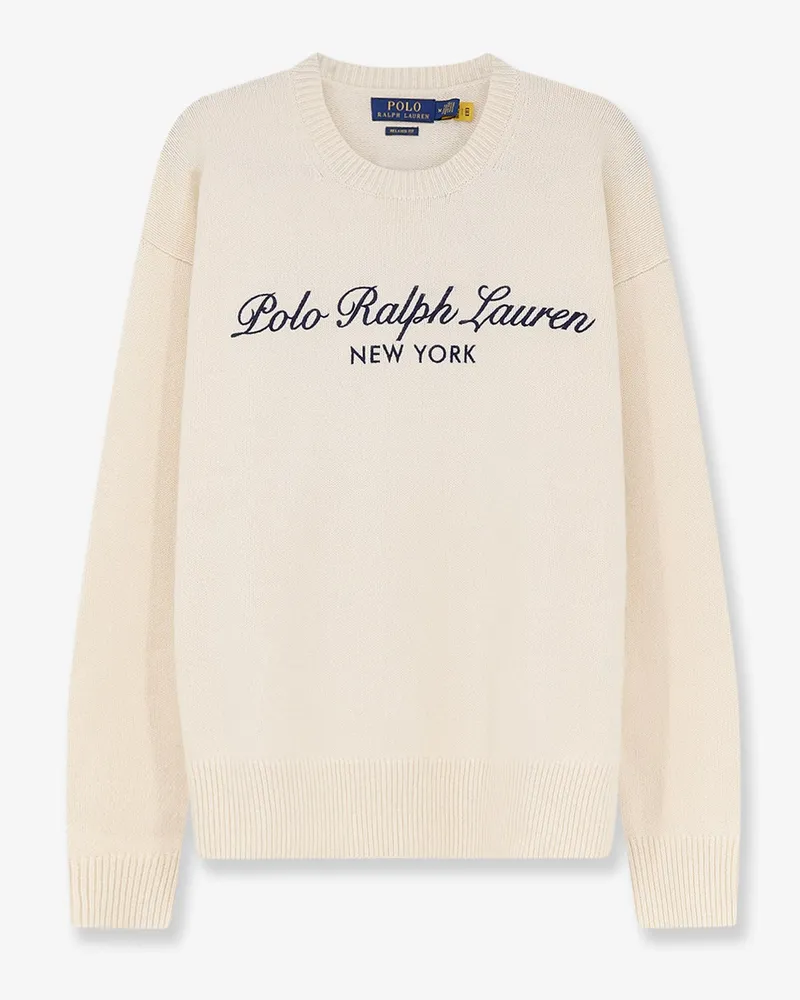 Ralph Lauren Wool and cotton blend sweater -  - gender_Man Beige