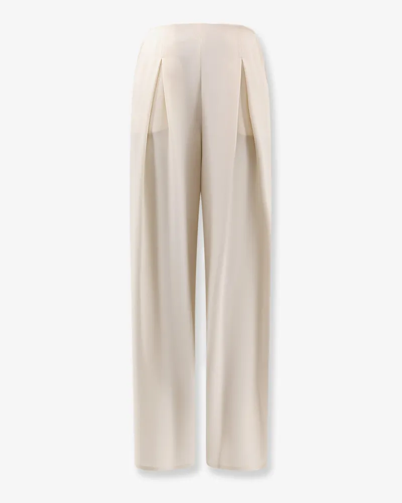 Max Mara Mxppalude silk trousers -  - gender_Woman White