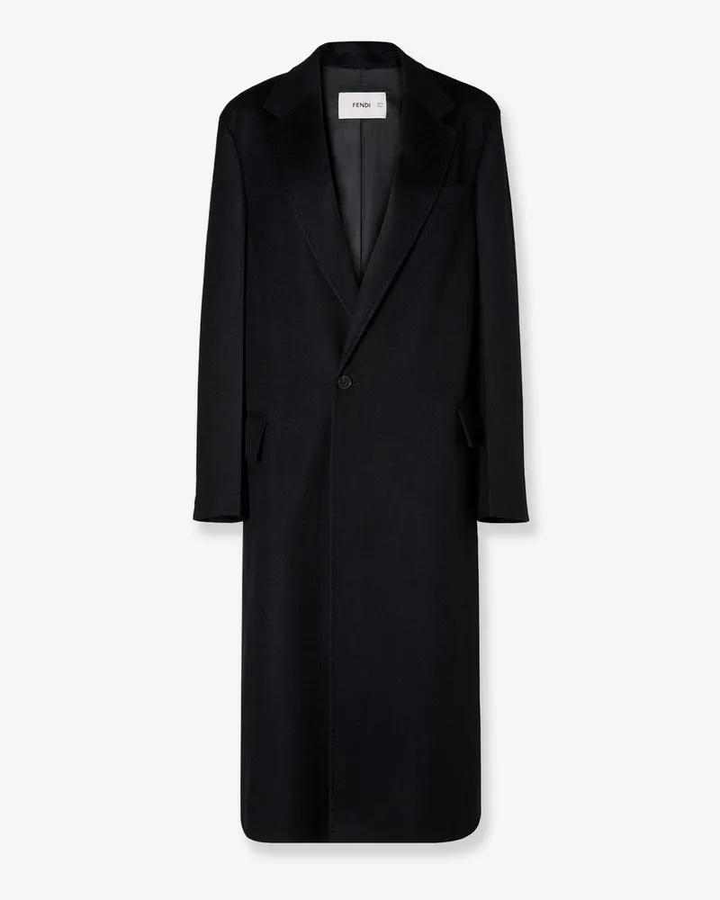 Fendi Midi cashmere coat -  - gender_Woman Black