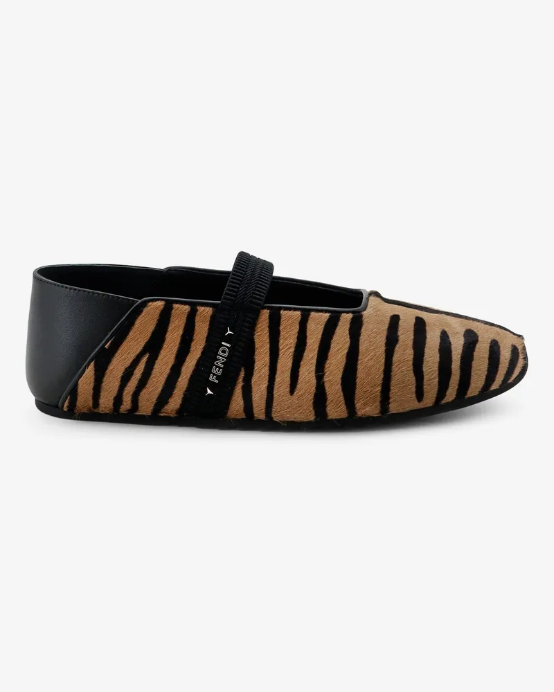 Fendi Pony hair ballet flats -  - gender_Woman Animal