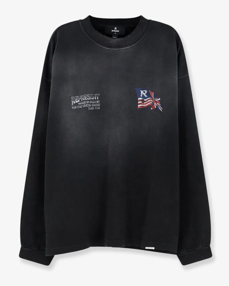 REPRESENT Eagle cotton T-shirt -  - gender_Man Black
