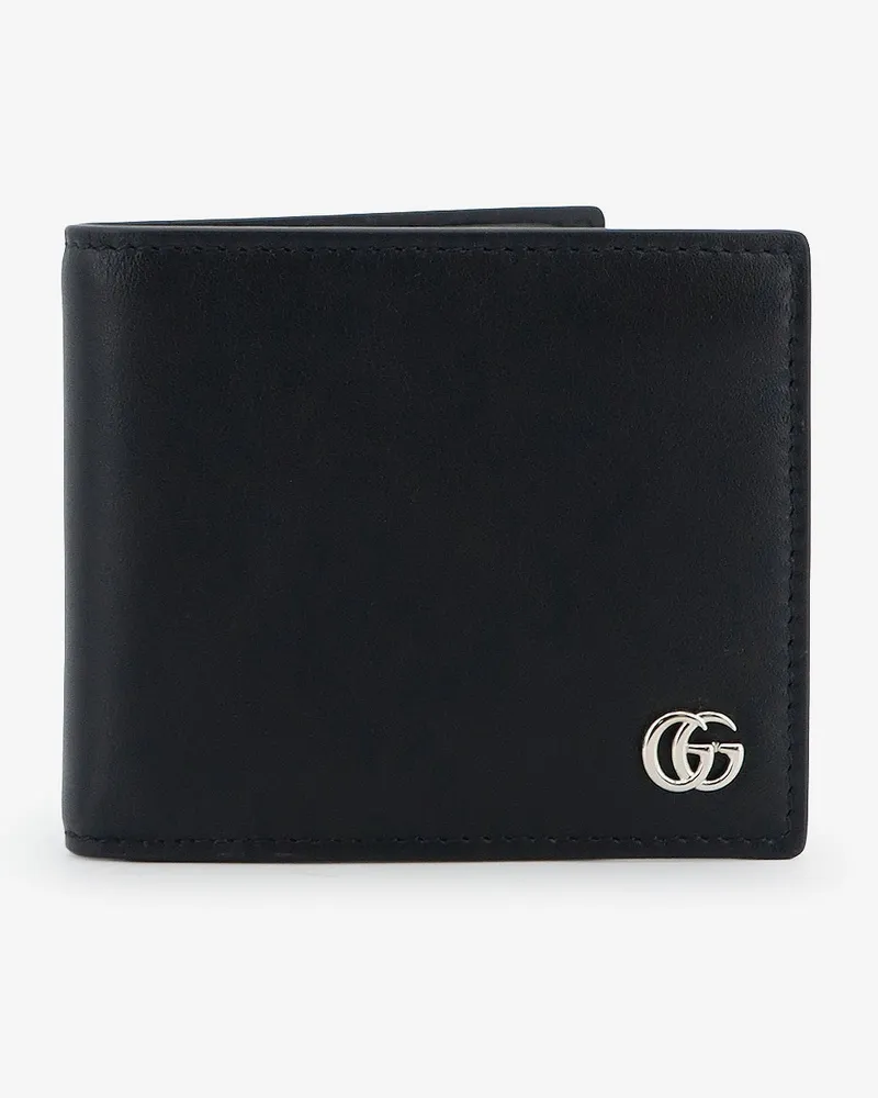 Gucci GG Marmont Bi-Fold leather wallet -  - gender_Man Black
