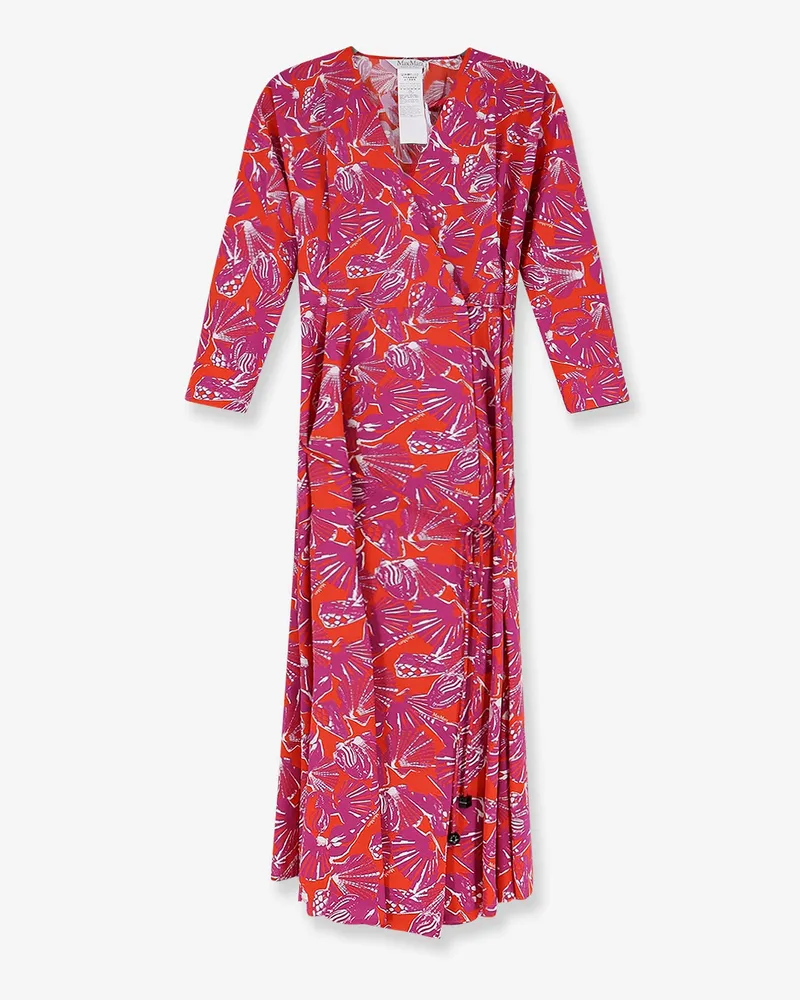 Max Mara Mxmcamino printed cotton dress -  - gender_Woman Red