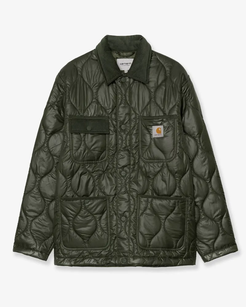 Carhartt WIP Oscar Chore Liner quilted nylon jacket -  - gender_Man Green