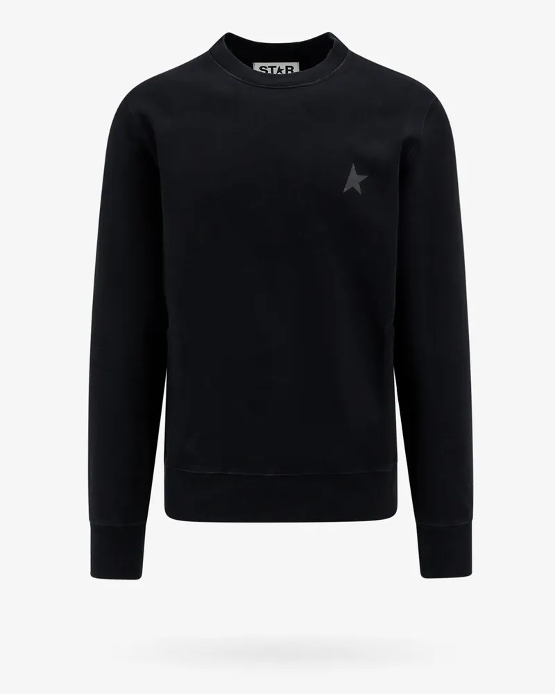 Golden Goose Cotton sweatshirt with iconic frontal star -  - gender_Man Black