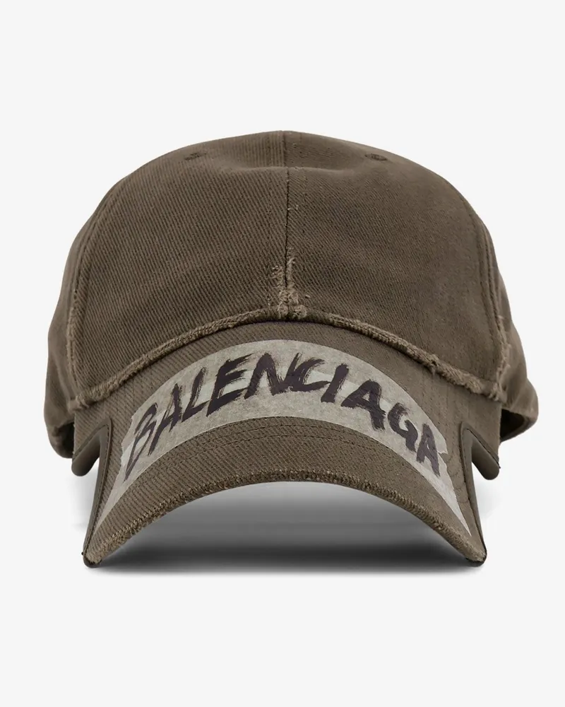 Balenciaga Cotton hat -  - gender_Man Green