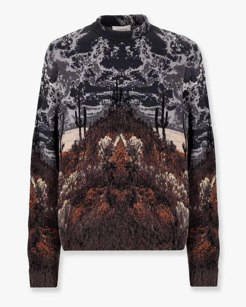 Laneus Cotton and wool sweatshirt -  - gender_Man Multicolor