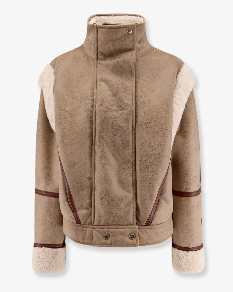 HUGO BOSS Cheerlea eco-shearling jacket -  - gender_Woman Beige