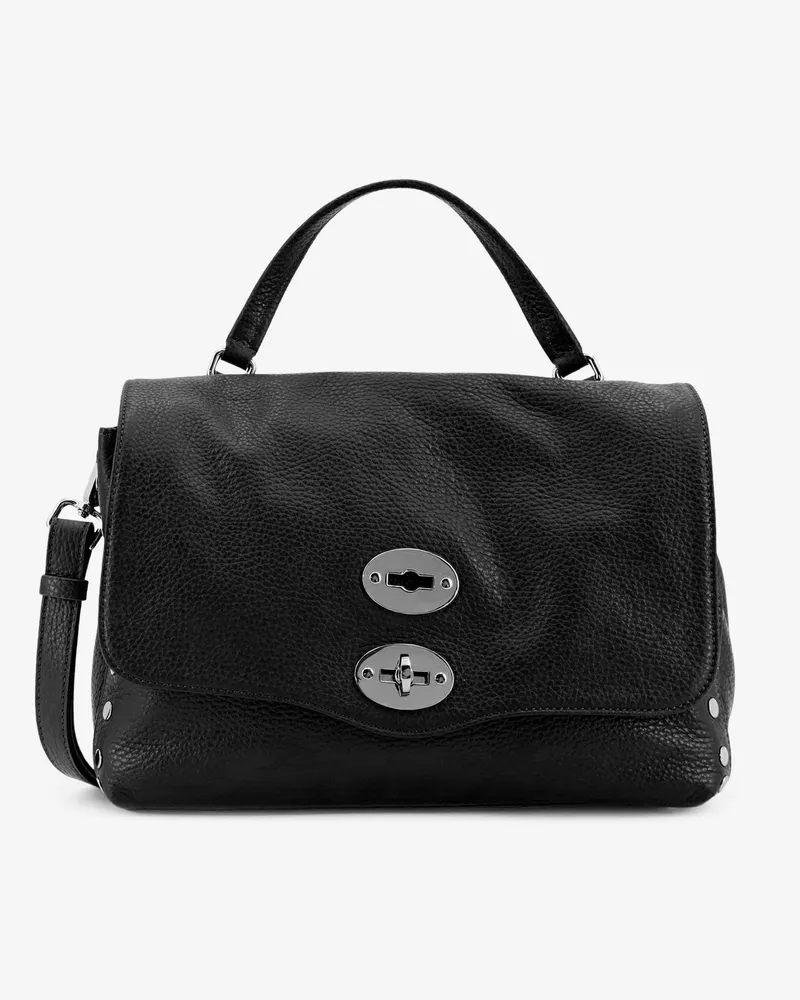 Zanellato Postina® S textured leather crossbody bag -  - gender_Woman Black