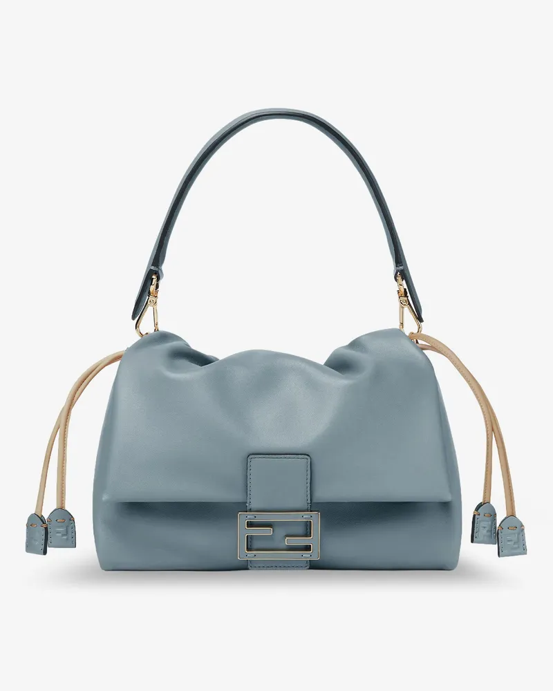 Fendi Mamma Baguette Medium Leather crossbody bag -  - gender_Woman Blue