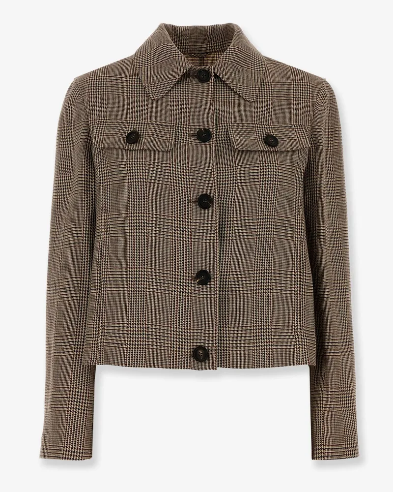 Brunello Cucinelli Cropped linen jacket -  - gender_Woman Beige