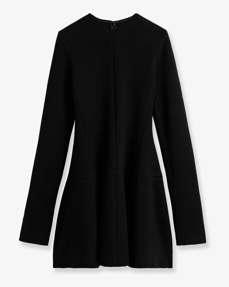 Totême Short Skater dress in wool blend -  - gender_Woman Black