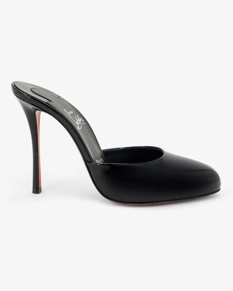 Christian Louboutin Patent leather Dolly Mule sandals -  - gender_Woman Black