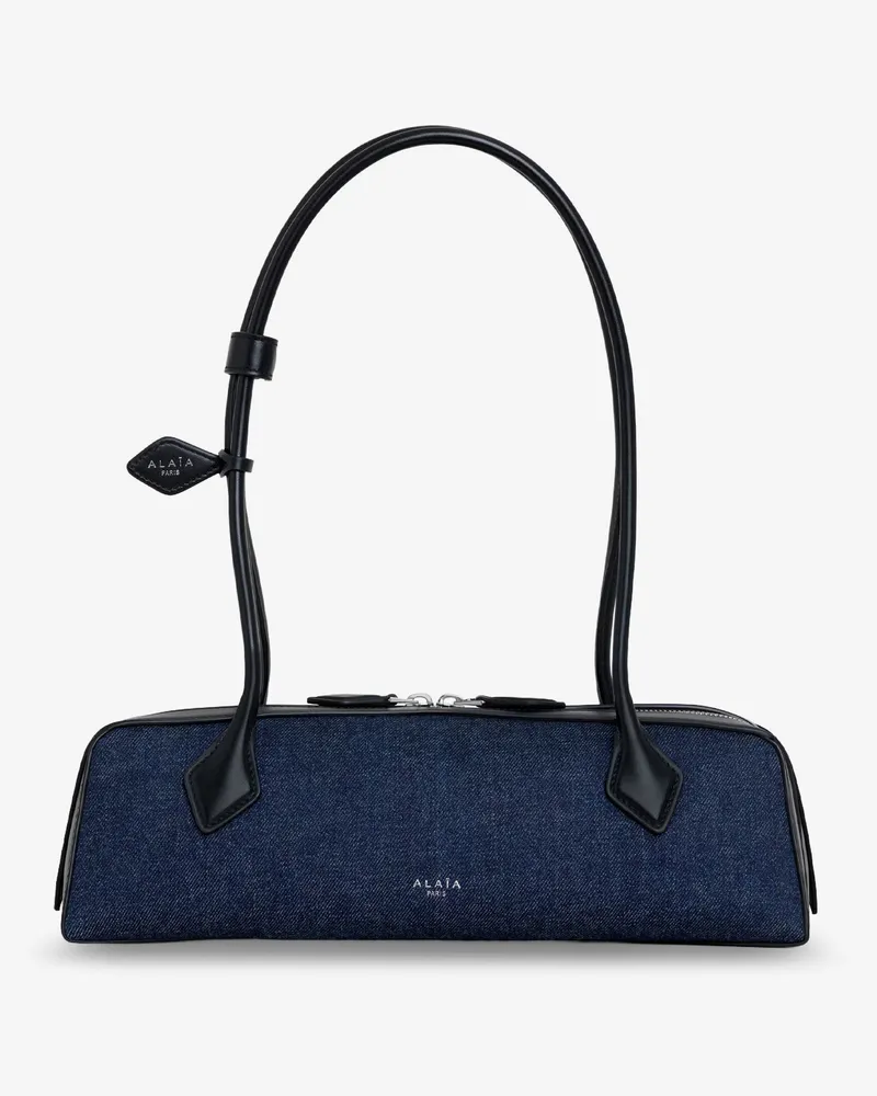 Alaïa Le Teckel denim shoulder bag -  - gender_Woman Blue