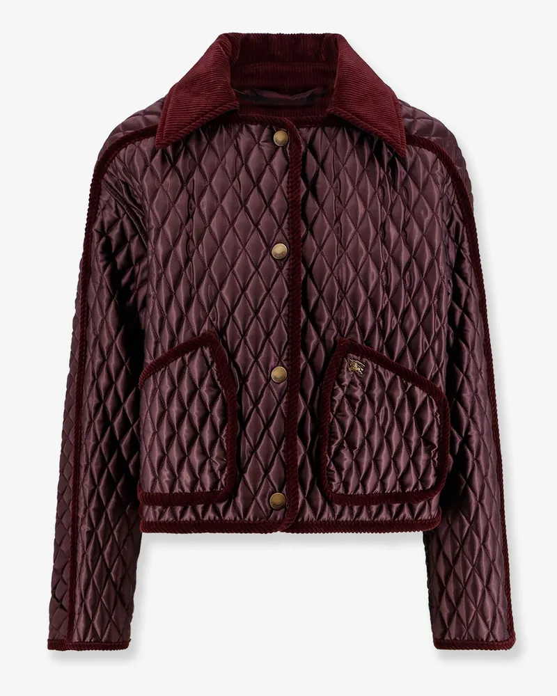 Burberry Quilted nylon jacket -  - gender_Woman Purple