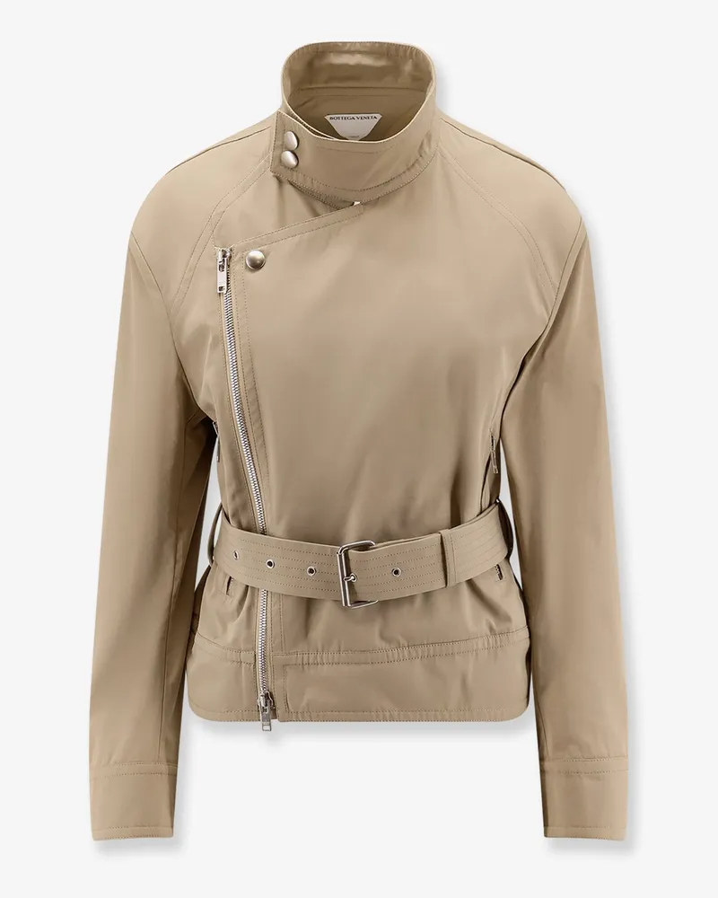 Bottega Veneta Compact Cotton mini trench -  - gender_Woman Beige