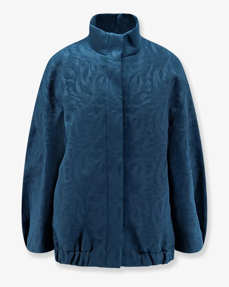 Dries van Noten Voles neoprene jacket -  - gender_Woman Blu