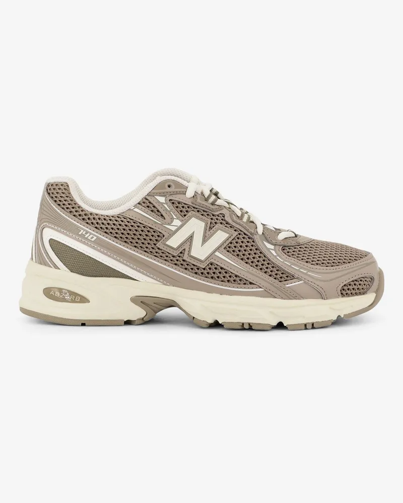 New Balance 740 mesh sneakers with leather inserts -  - gender_Man Grey