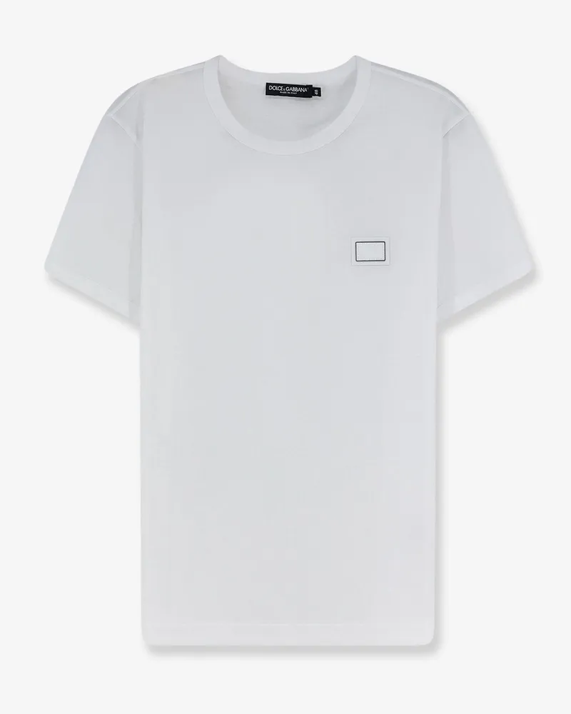 Dolce & Gabbana Cotton t-shirt with iconic detail -  - gender_Man White