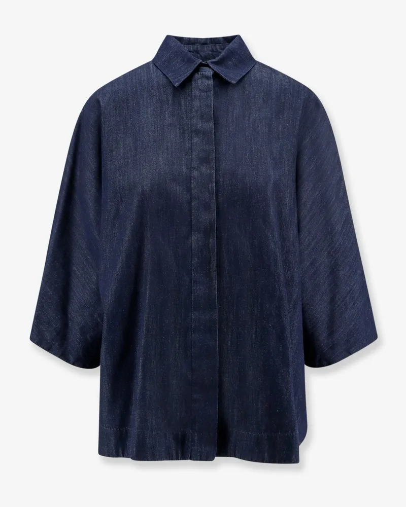 Max Mara Zelia cotton shirt -  - gender_Woman Blue