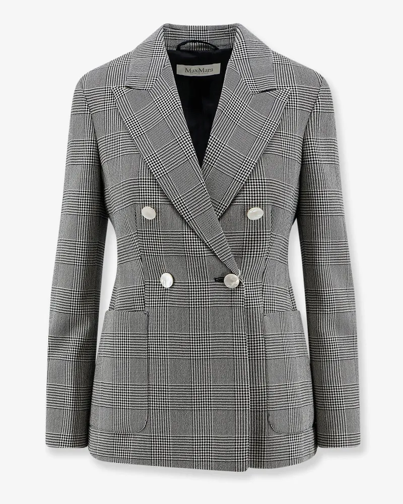 Max Mara Mxmaccordo double-breasted virgin wool blazer -  - gender_Woman Black