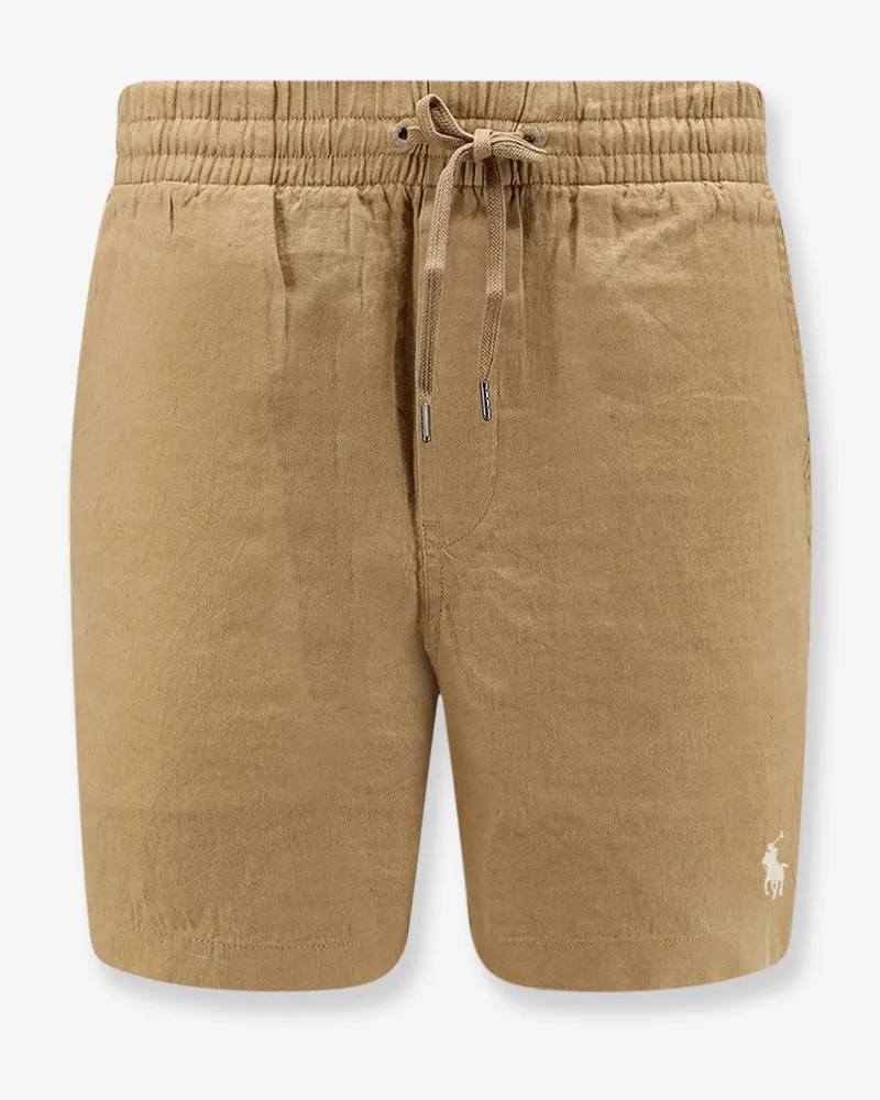 Ralph Lauren Linen bermuda shorts -  - gender_Man Beige