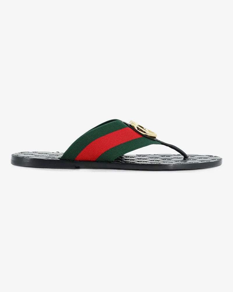 Gucci Riviera leather sandals -  - gender_Man Black