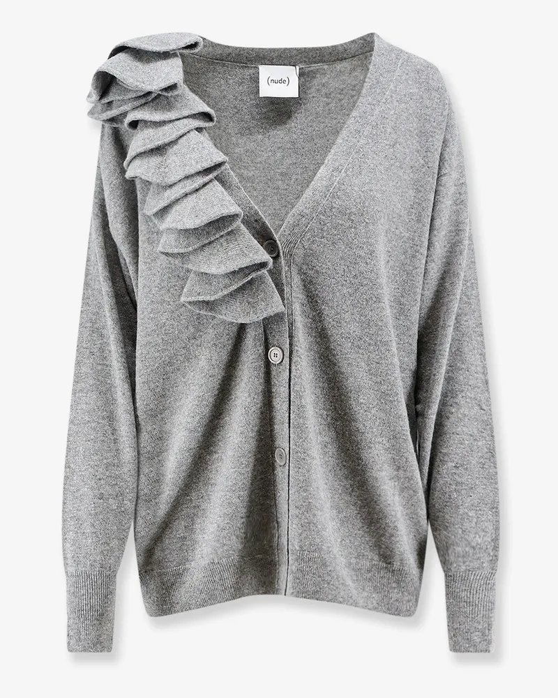 NUDE Wool blend cardigan -  - gender_Woman Grey