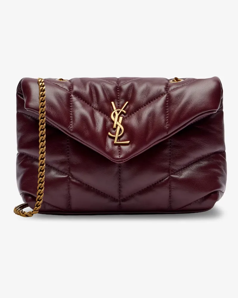 Saint Laurent Loulou Puffer Toy quilted leather crossbody bag -  - gender_Woman Purple