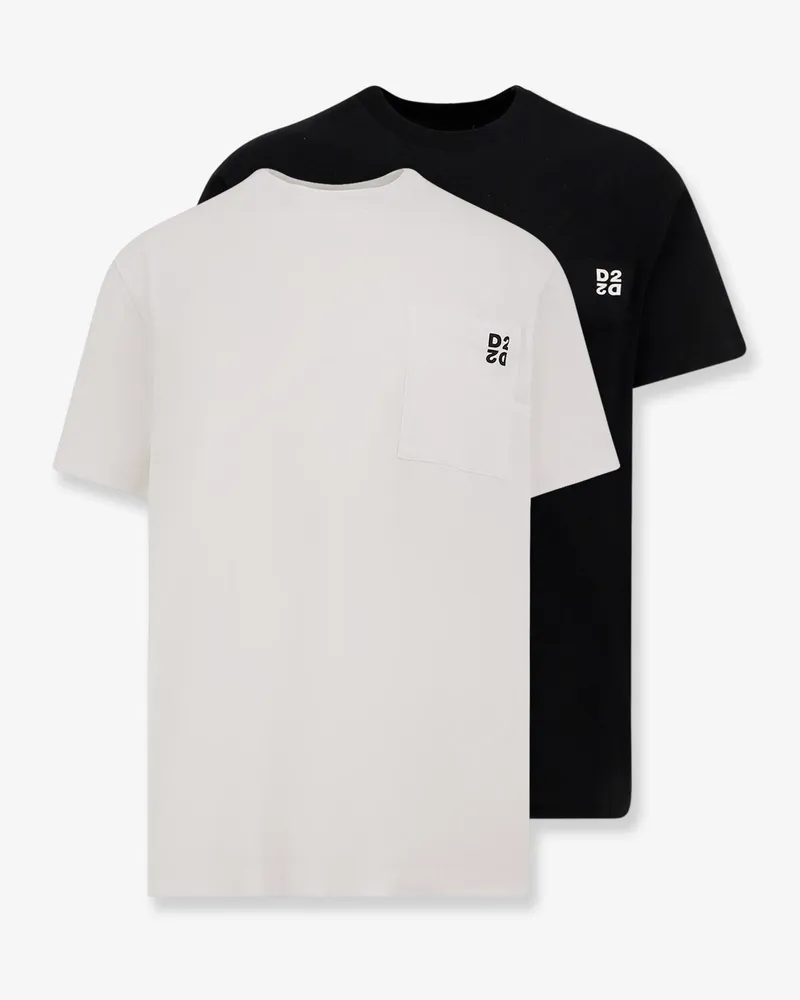 Dsquared2 Cotton T-shirt bipack -  - gender_Man Multicolor