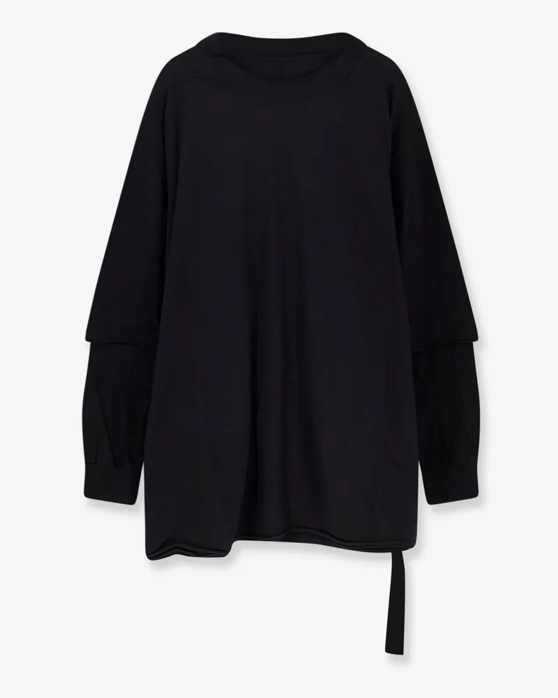 DRKSHDW by Rick Owens Tommy Hustler cotton shirt -  - gender_Man Black