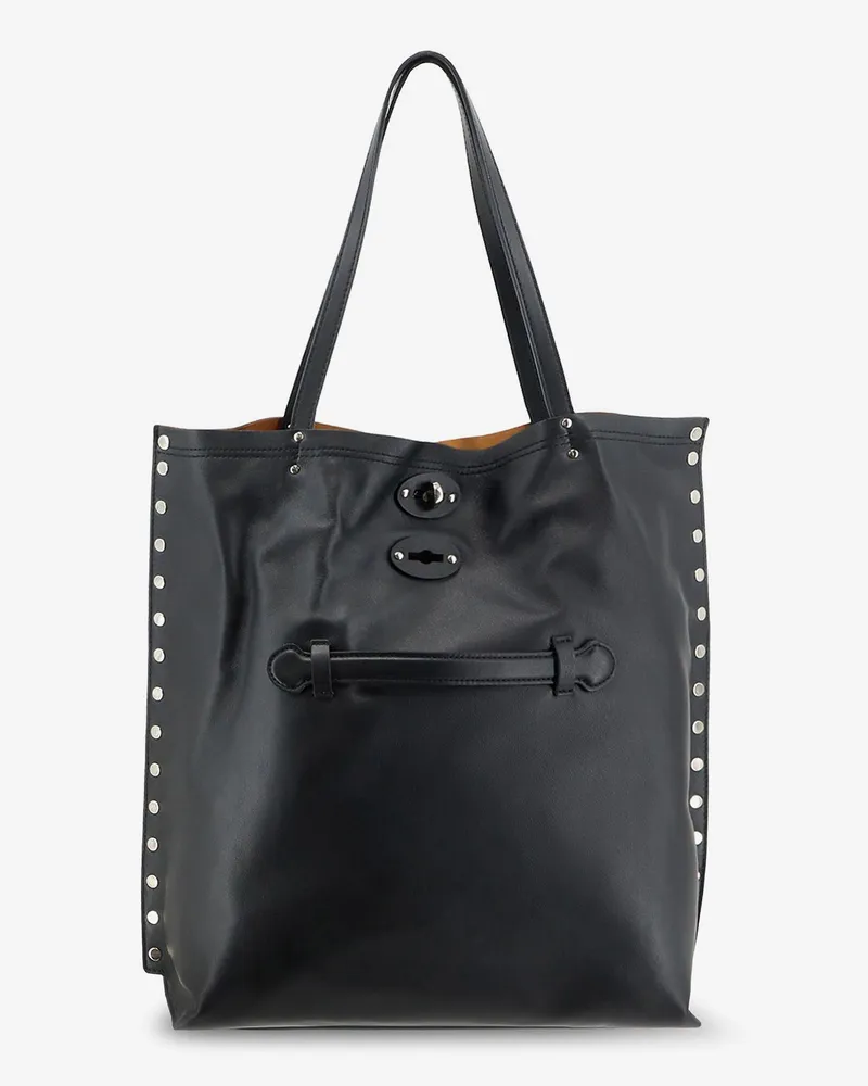 Zanellato A Spasso leather shopping bag -  - gender_Woman Black