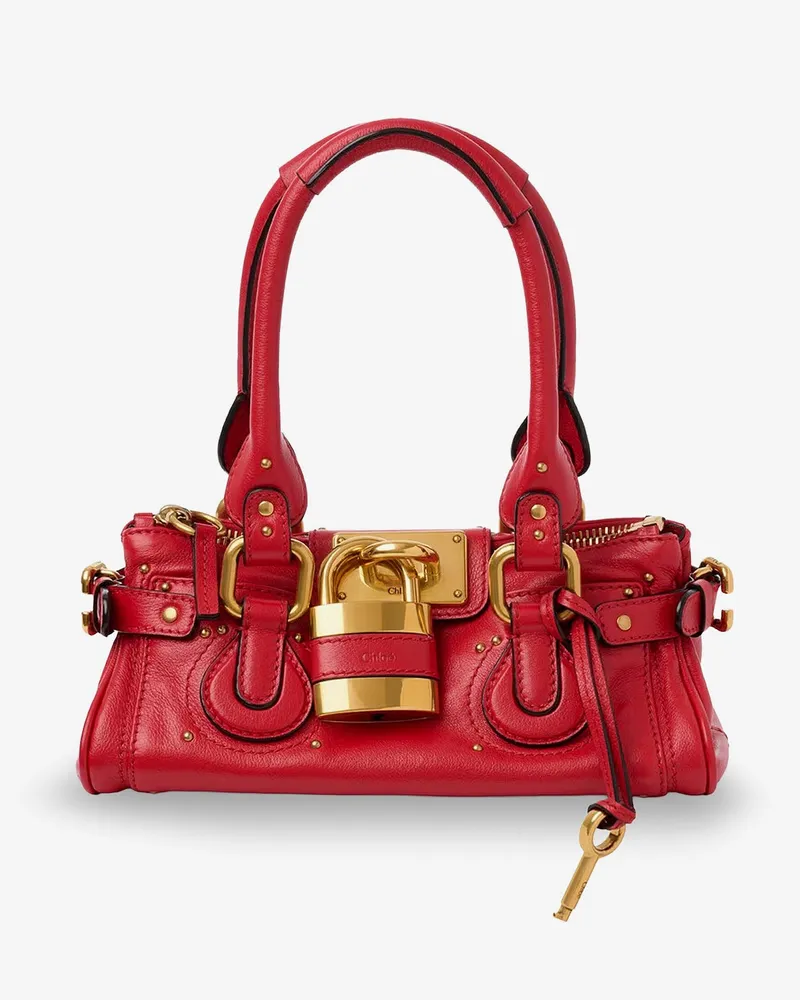 Chloé Paddington leather shoulder bag -  - gender_Woman Red