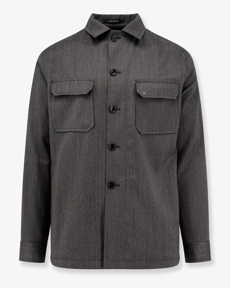 Tagliatore Overshirt wool jacket -  - gender_Man Grey